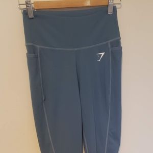 Blue Gymshark Leggings with Pockets